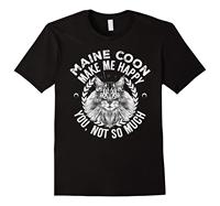 Moine Coon Cots Moke Me Hoppy You Not So Much T Shirt Men Foshion T Shirt summer fashion brand teeshirt male top tees euro size