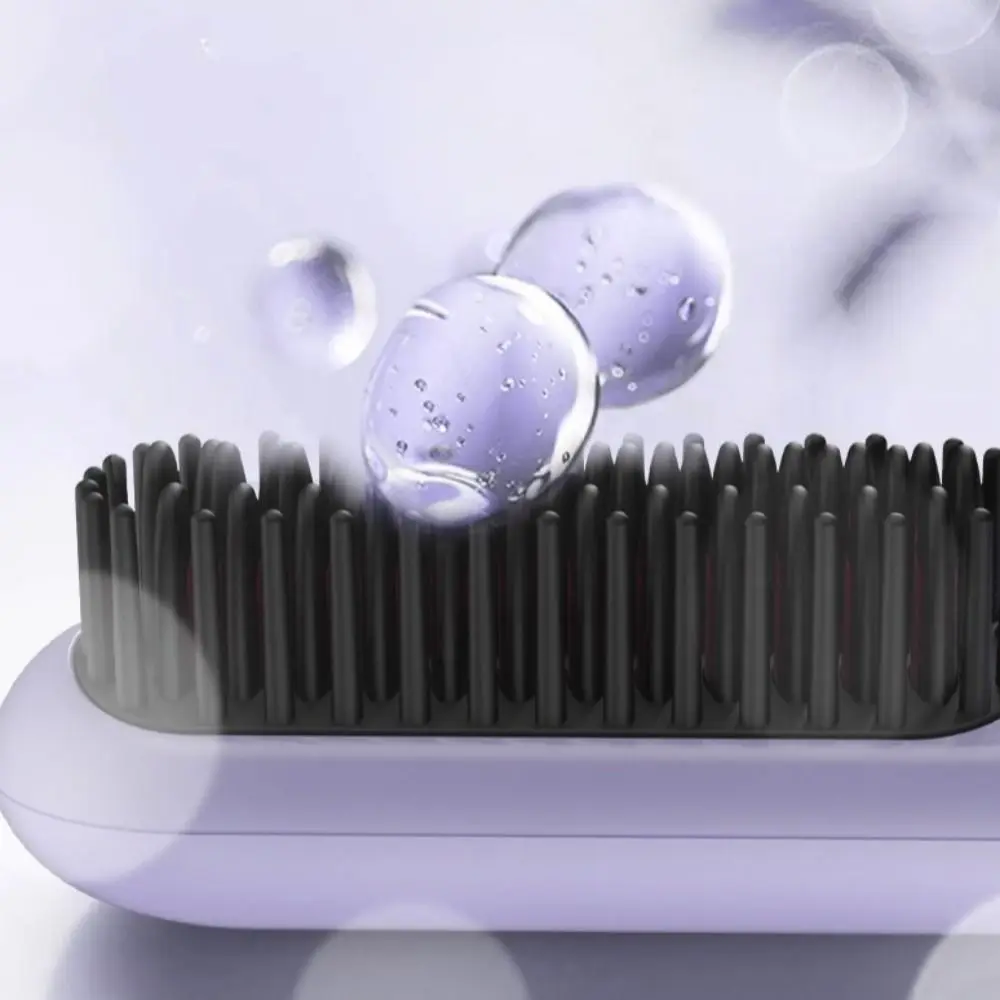 

Портативный беспроводной выпрямитель для волос, 9 настроек температуры, 120-220C ° Расческа для прямых волос, перезаряжаемая расческа для выпрямления с ЖК-дисплеем