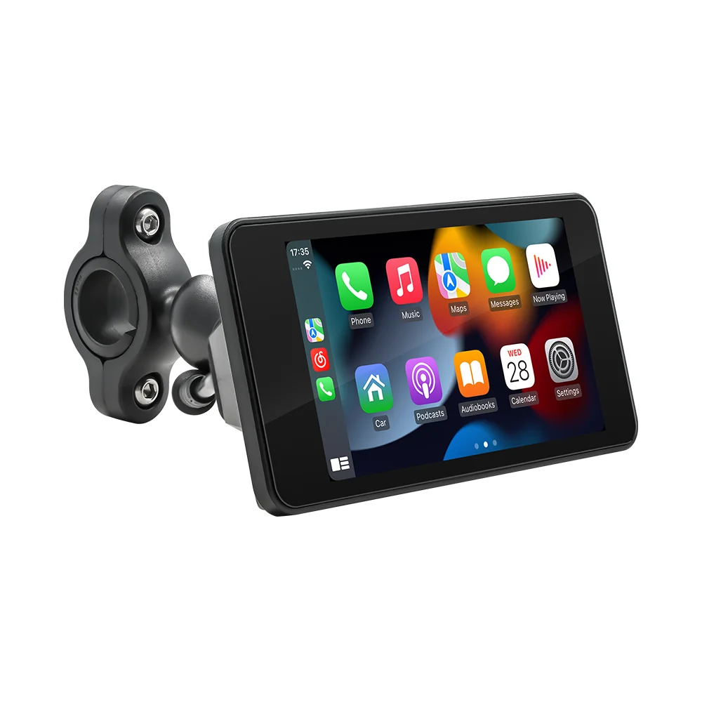 BQCC 4.7 "Draagbare Speler Motorfiets Carplay Navigator Leven waterdicht BT HD Retina Display CarPlay Android Auto Motorfiets MP5 - afbeelding 2