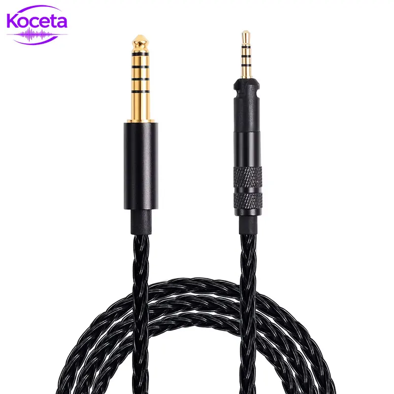 

Сменный кабель для наушников Koceta из посеребренной меди 3,5/4,4 мм для Sennheiser HD598 HD560S HD558 HD518 HD599 M50x M40x M70x M60x