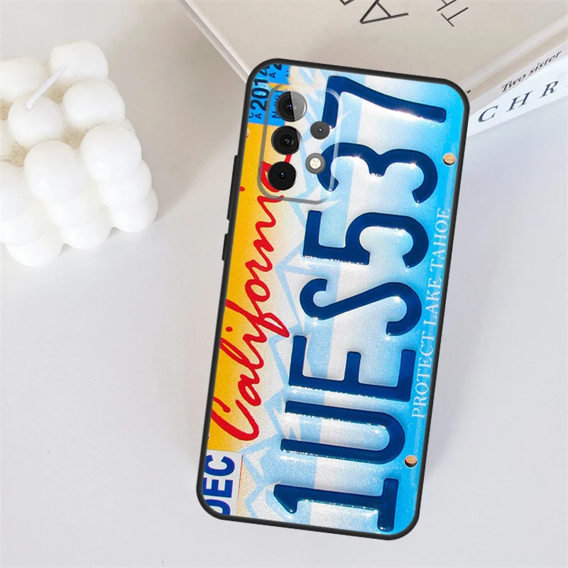 USA LICENSE NUMBER PLATES Cover For Samsung Galaxy A14 A24 A34 A54 A52 A32 A22 A12 A51 A71 A13 A23 A33 A53 Phone Case