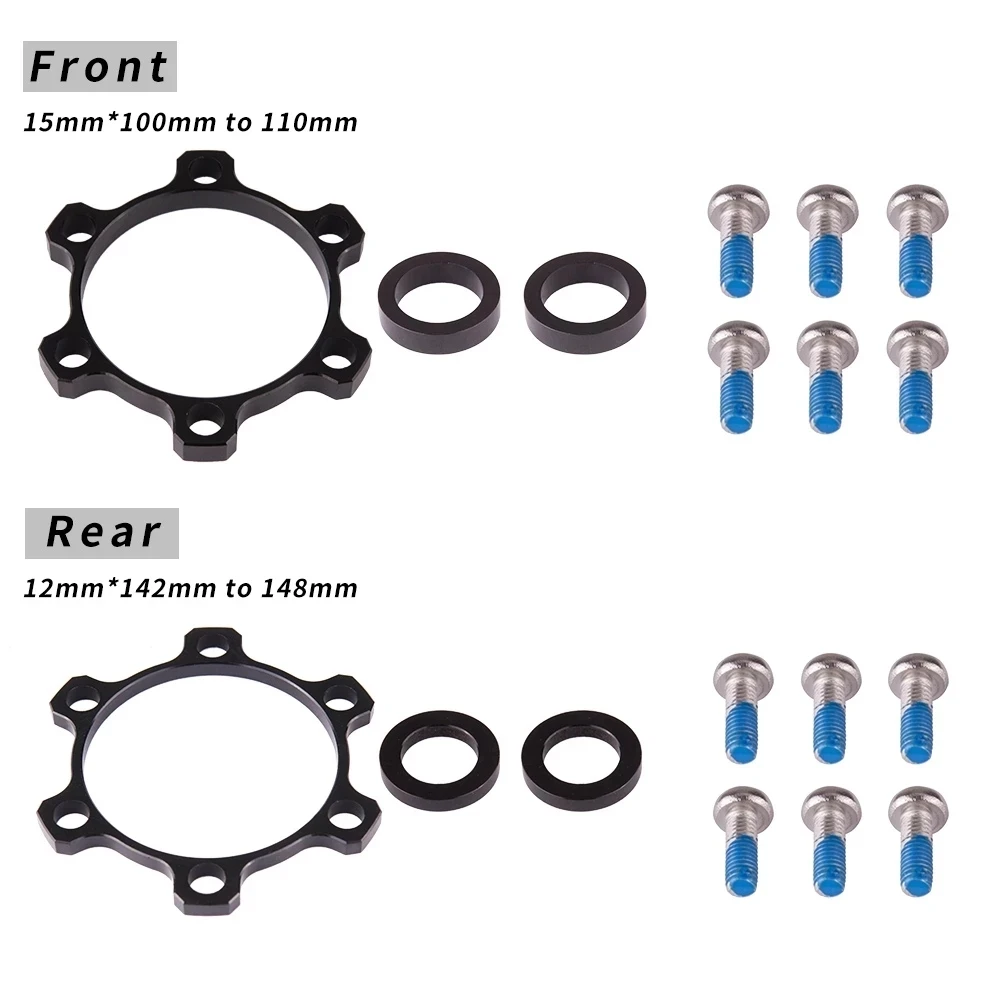 

Bicycle Boost Hub Adapter Change 12x142 to 148 15x100 to 110 110 148 Bike Hub Spacer Washer 6 Bolt standard Thru Axle 15mm