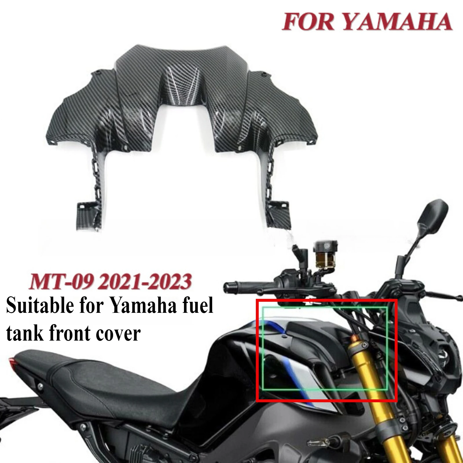 

For Yamaha MT09 2021-2023 Fuel Tank Front Cover Protection Panel Fairing Cowl Fit Motorcycle Modified Bodywork Replacement Parts