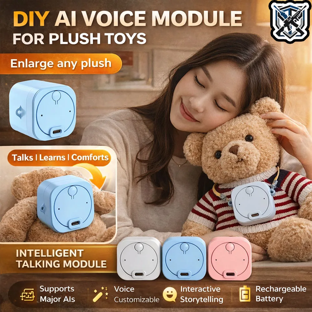 DIY AI Voice Module for Plush Toys Smart Talking Toy Core Plush Doll Interactive AI Companion Kids of Toy