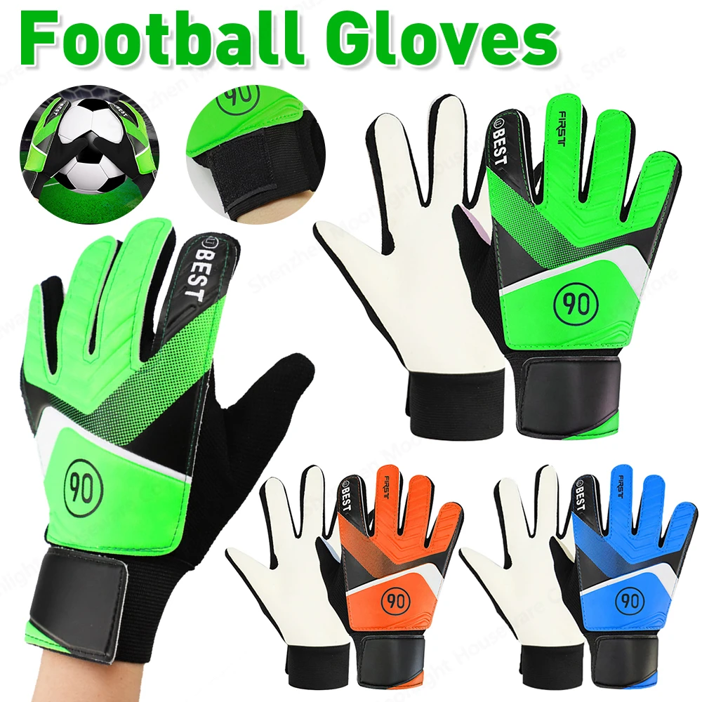 Soccer Goalie Gloves for Kids Youth Adults High Performance Goalkeeper Gloves Anti-Slip Football Gloves with Strong Grips Palms