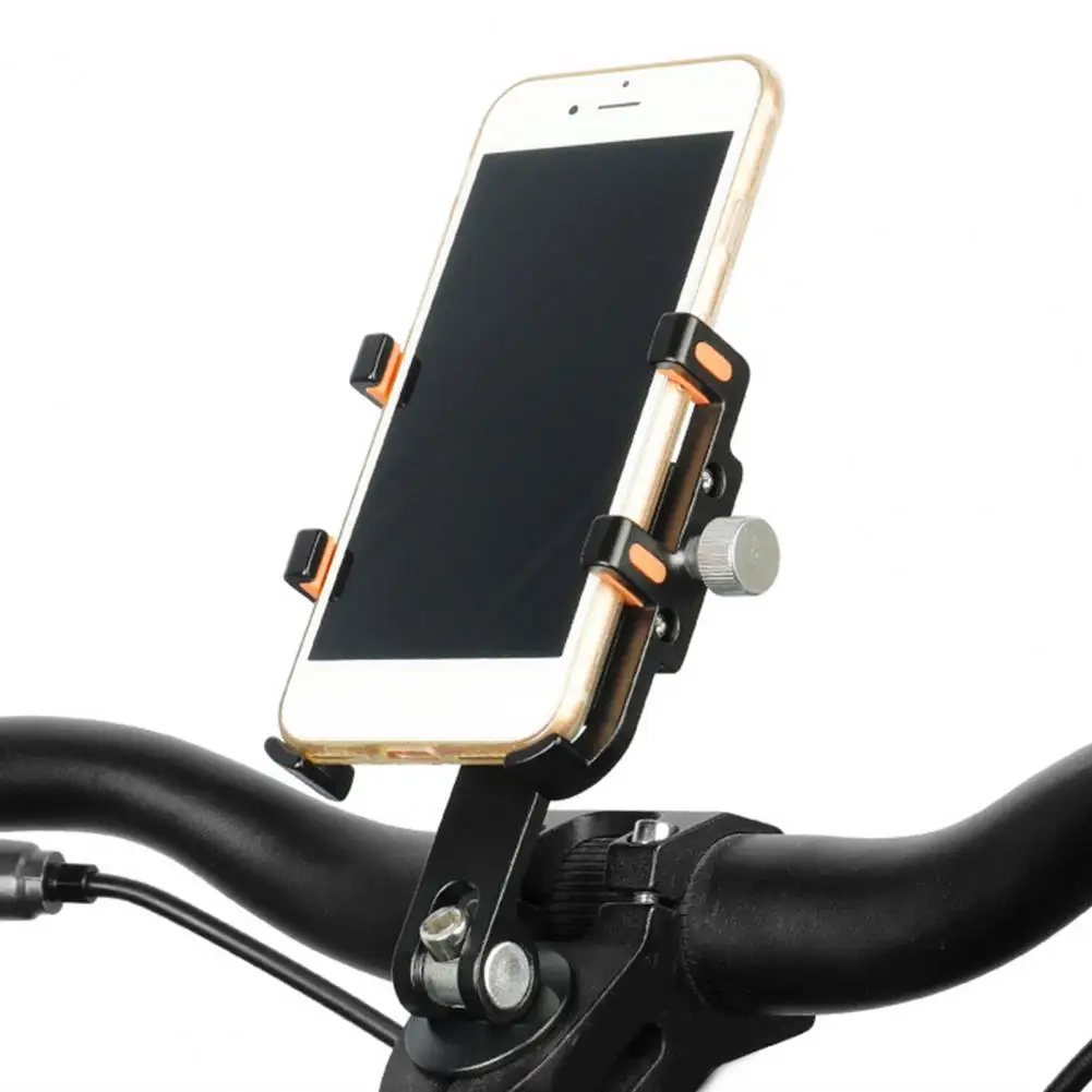 Bicycle Phone Rack 1 Set Precise Anodizing Widely Compatible  Anti Shake Bike Phone Holder Bike Accessories