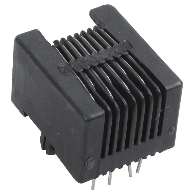 X64A-60Pcs RJ45 8P8C Computer Internet Network PCB Jack Socket Black