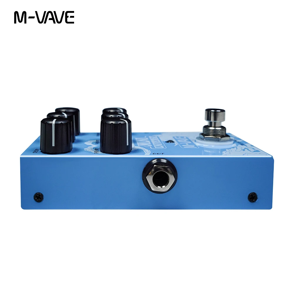 M-VAVE MINI-UNIVERSE Electric Guitar Reverb Effects Pedal 9 Reverb Effects Room/Shimmer/Lofi/Spring Reveb Guitar Pedal Parts