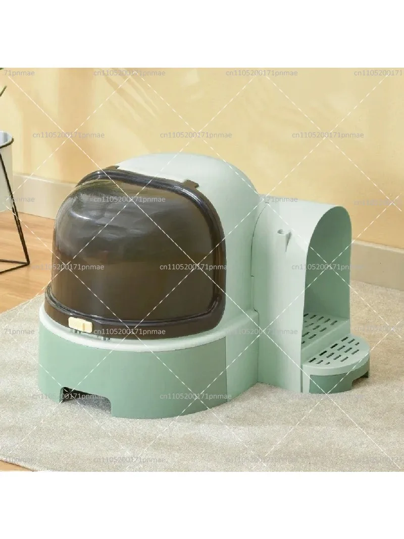 Extra Large Enclosed Drawer Cat Litter Box, Anti-Splash Hidden Toilet for Indoor Cats
