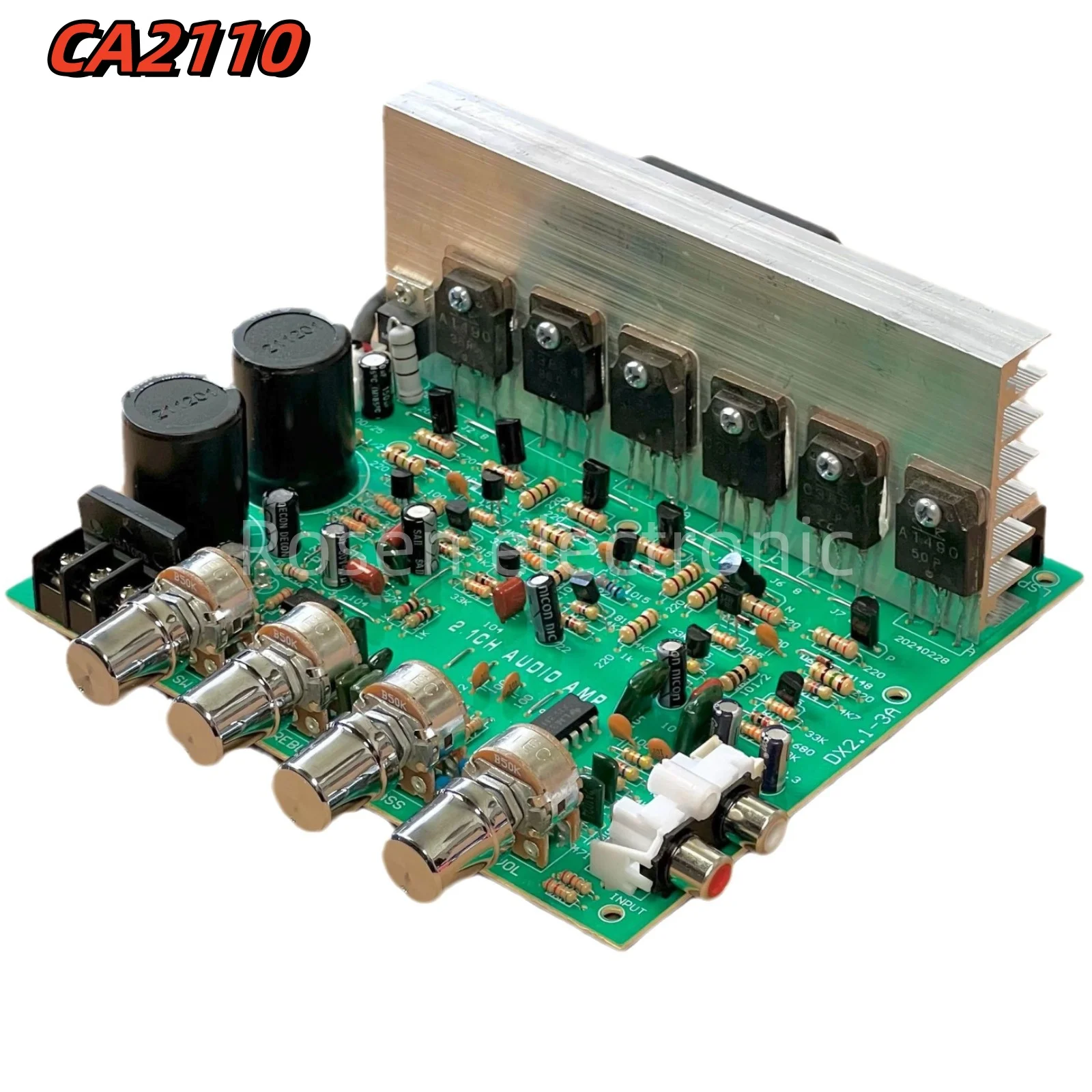 CA2110 2.1 Channel 240W High Power Subwoofer Amplifier Board AMP Dual AC18-24V Home Theater Audio Amplifier Board DIY Comonpents