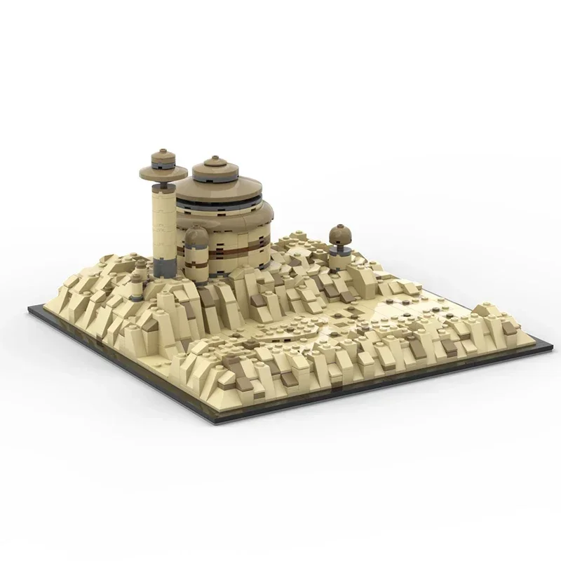 Star Movie Modello Moc Mattoni da costruzione Desert Emperor Palace Tecnologia Blocchi modulari Regali Giocattoli di Natale Set fai da te Assemblaggio