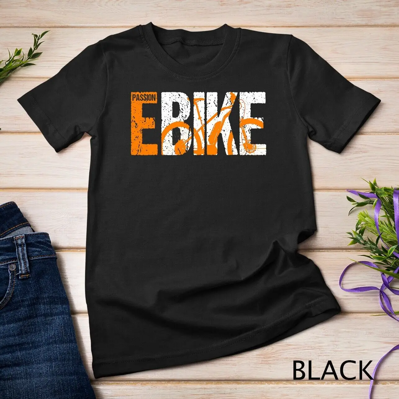 E-Bike Electric Bicycle Pedelec Gift T-Shirt Unisex T-shirt