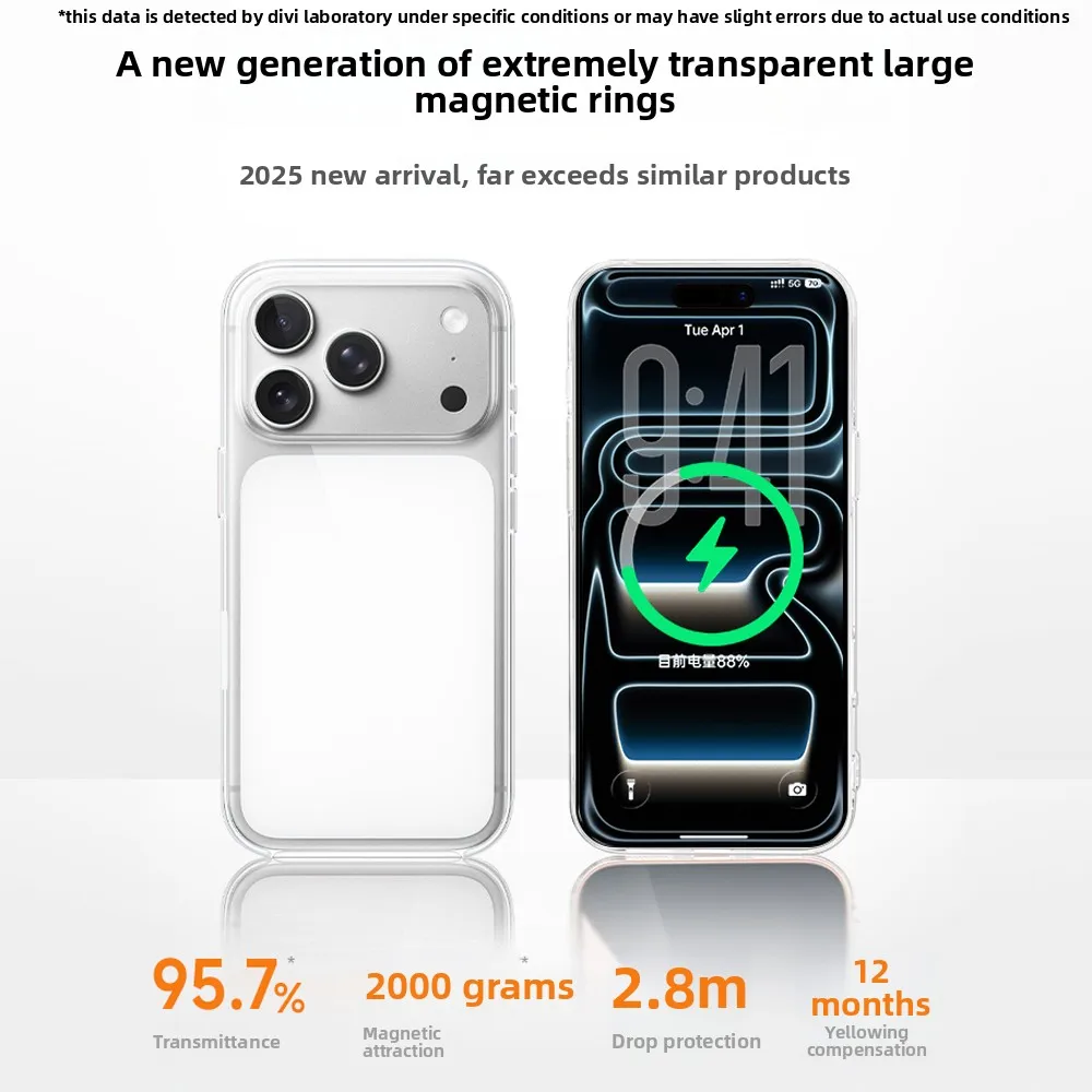 DIVI Magnetic Case for iPhone 17 Pro Max Case Shockproof Cover for iPhone 17 Pro Max Plus 17pro Macsafe PC Cases 1PC - náhled 4