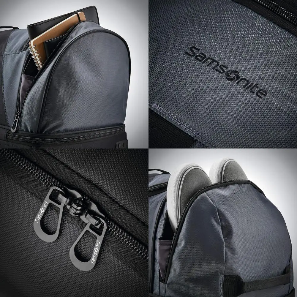 

32-дюймовый прочный чемодан на колесиках с роликовыми колесами, кнопочной ручкой и вместительными отделениями – легкий и удобный для путешествий