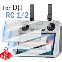 1-3pcs for DJI RC 1/2 Tempered Glass Protective Film Remote Control Screen Protector HD Glass Anti-scrach Films for DJI RC1/2