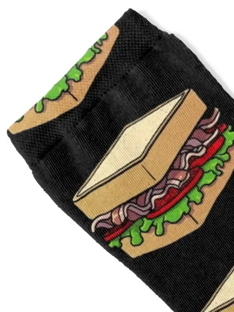 BLT Sandwich Socks Non-slip new in's sheer Rugby Socks Men Women's