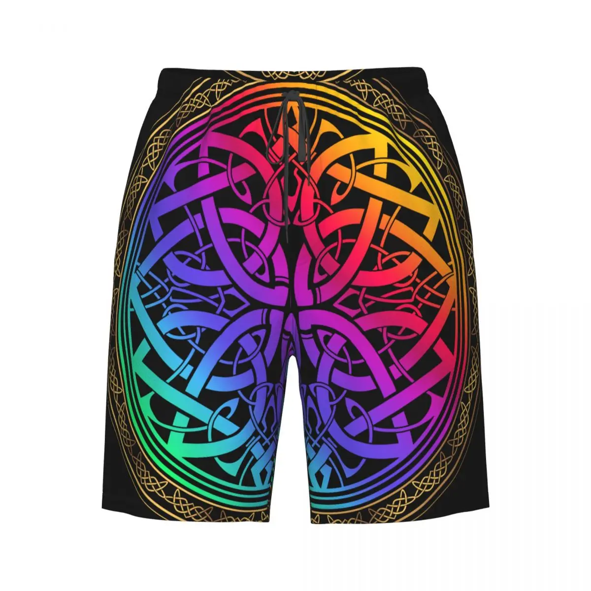 

Celtic Folk Men Swimsuit Swimming Trunks Boxer Swim Beach Quick Dry Swimming Shorts