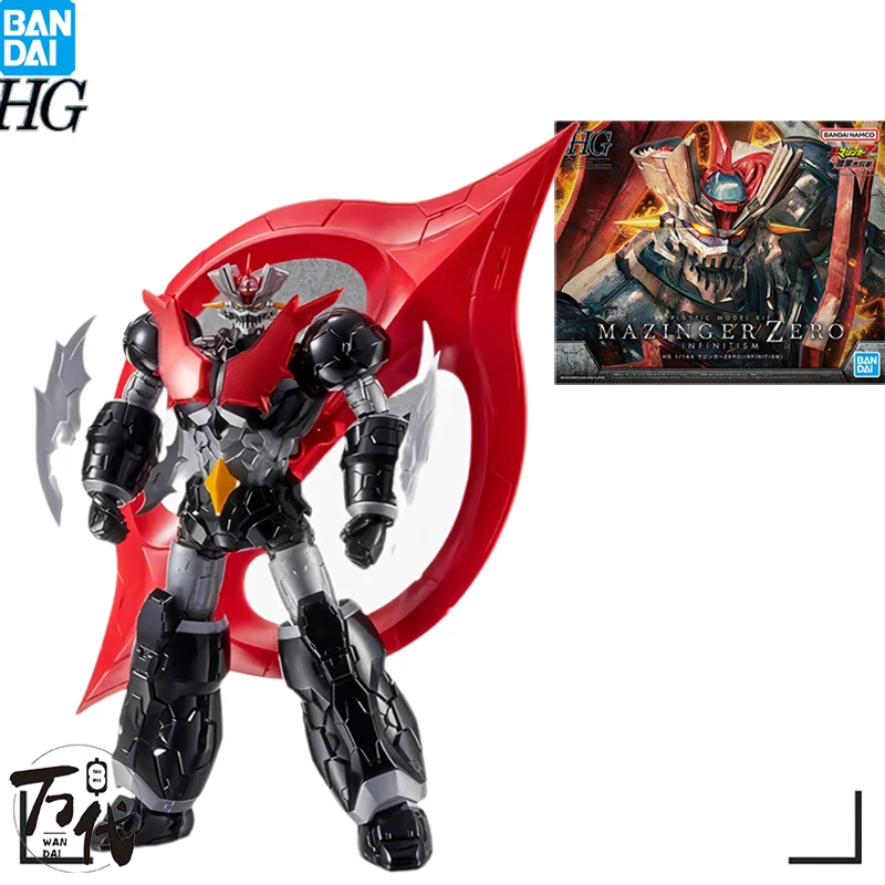 

BANDAI ANIME ORIGINAL MAZINGER ZERO HG 1/144 GENUINE MODEL TOYS ACTION FIGURE GIFTS COLLECTIBLE ORNAMENTS