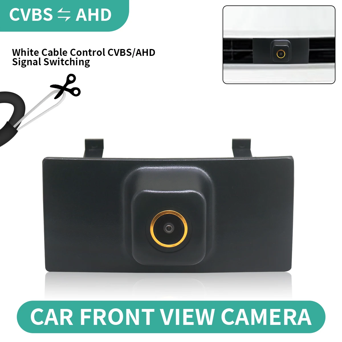 

AHD камера передней решетки автомобиля для Toyota C-HR CHR AX10 AX50, водонепроницаемая камера ночного видения, передняя парковочная камера автомобиля