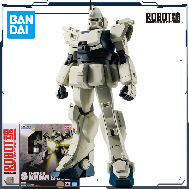 

Bandai Original ROBOT Soul Regular Edition 302 RX-79 (G) Ez-8 Up To Ez-8 Ver. A.N.I.M.E. Anime Action Doll Handmade Toy