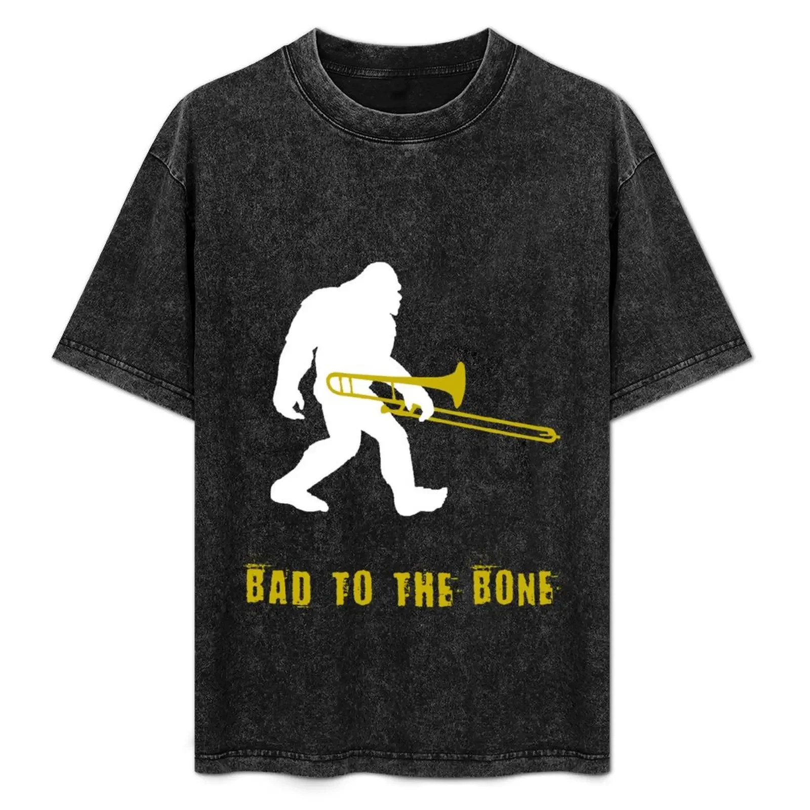 

Funny Sasquatch Trombonist Trombone Player Band T Shirt T-Shirt anime summer shirt compression shirt men