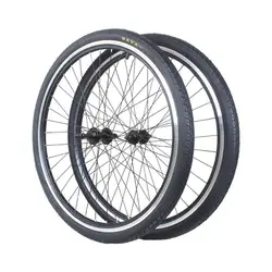 24 Inch V-Brake Variable Speed Mountain Bike Wheel Set 24x1.75/1.95 Bicycle Wheel Hub Spoke 36H MTB Bicycle Wheel