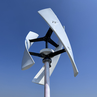 24V 48V Vertical Wind Turbine Household Low Noise And Efficient 10kw 20kw Wind Motor with Controller and Flange Plate Kit