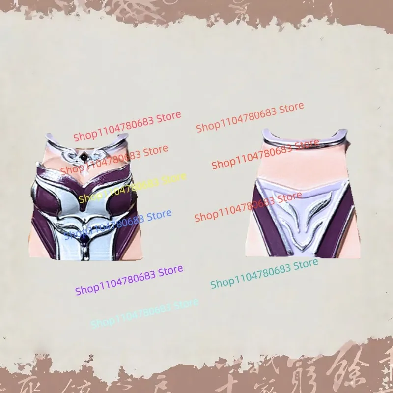 MOC 빌딩 블록 만화 게임 캐릭터 소형 인형 모델 소녀 갑옷 액세서리 유행 장난감 입상 Collectible Toy