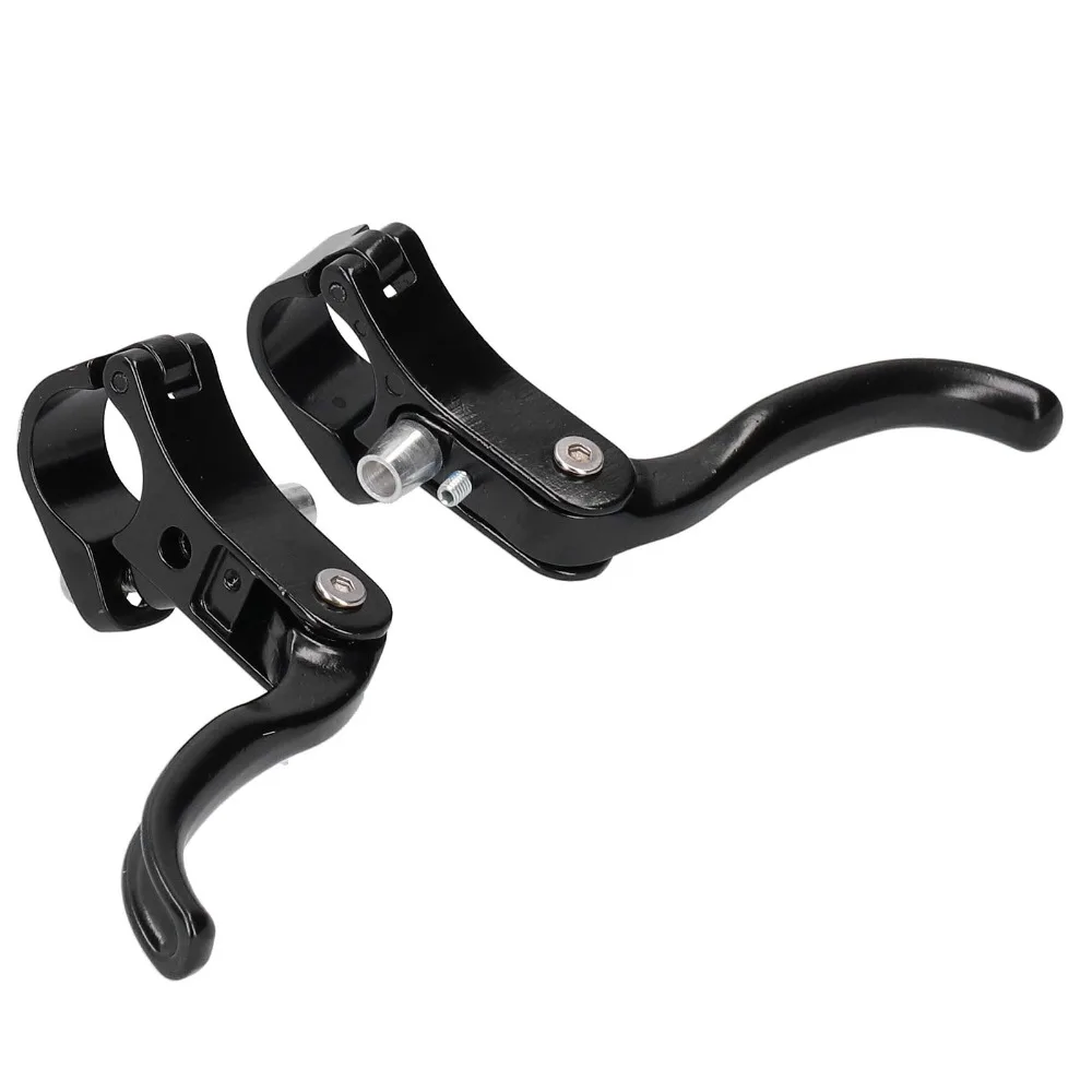 

1Pair 22.2 Diameter Bike Brake Handle Aluminum Alloy Ergonomic Bike Brake Lever Black High Performance Bike Handlebar Brakes