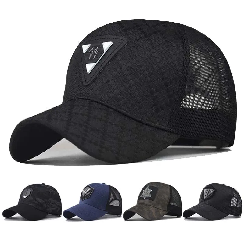 Personality Letter New Design Retro Mesh Baseball Cap For Men Women Autumn Summer Snapback Hat High Top Network Sun Hats Gorras