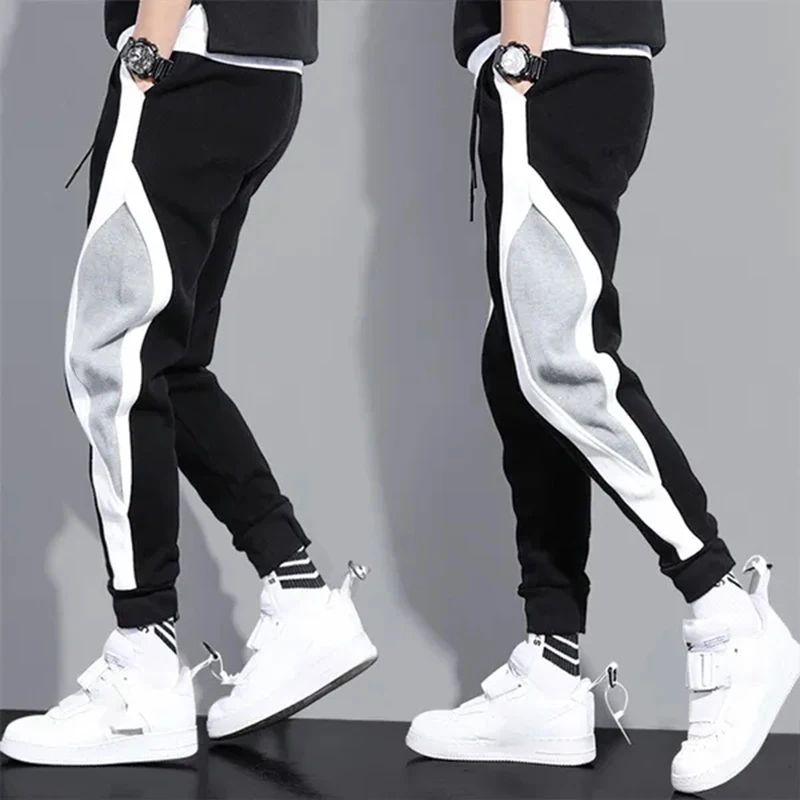 Men\'s Fashion Casual Printed Sweatpants Soft Sports Pants Jogging Pants Running Trousers Loose Long Cargo Pants