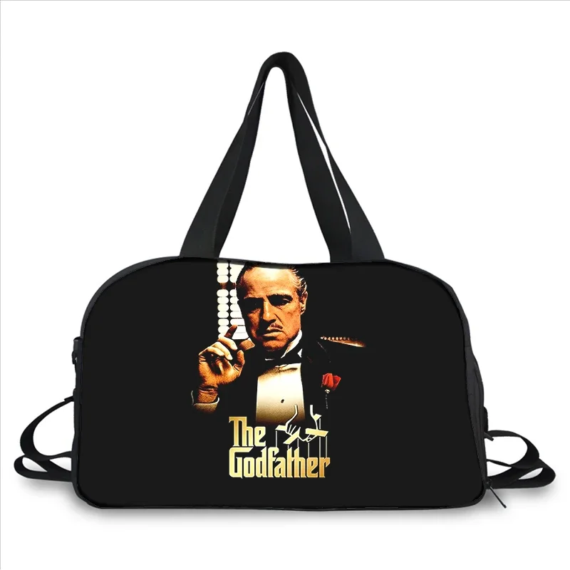 Sac messager portable de grande capacité, sac de voyage multifonctionnel, impression 3D, le parrain, Don Corleone, tendance de la mode