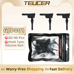 TEUCER 20/40pcs Screw Pin Rivet Rubber PC Fan Noise Reduction  Fans Anti Vibration Mount Silicone Screws Computer Accessories