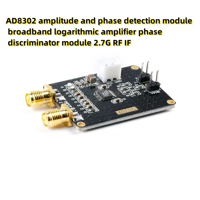 

AD8302 amplitude and phase detection module broadband logarithmic amplifier phase discriminator module 2.7G RF IF