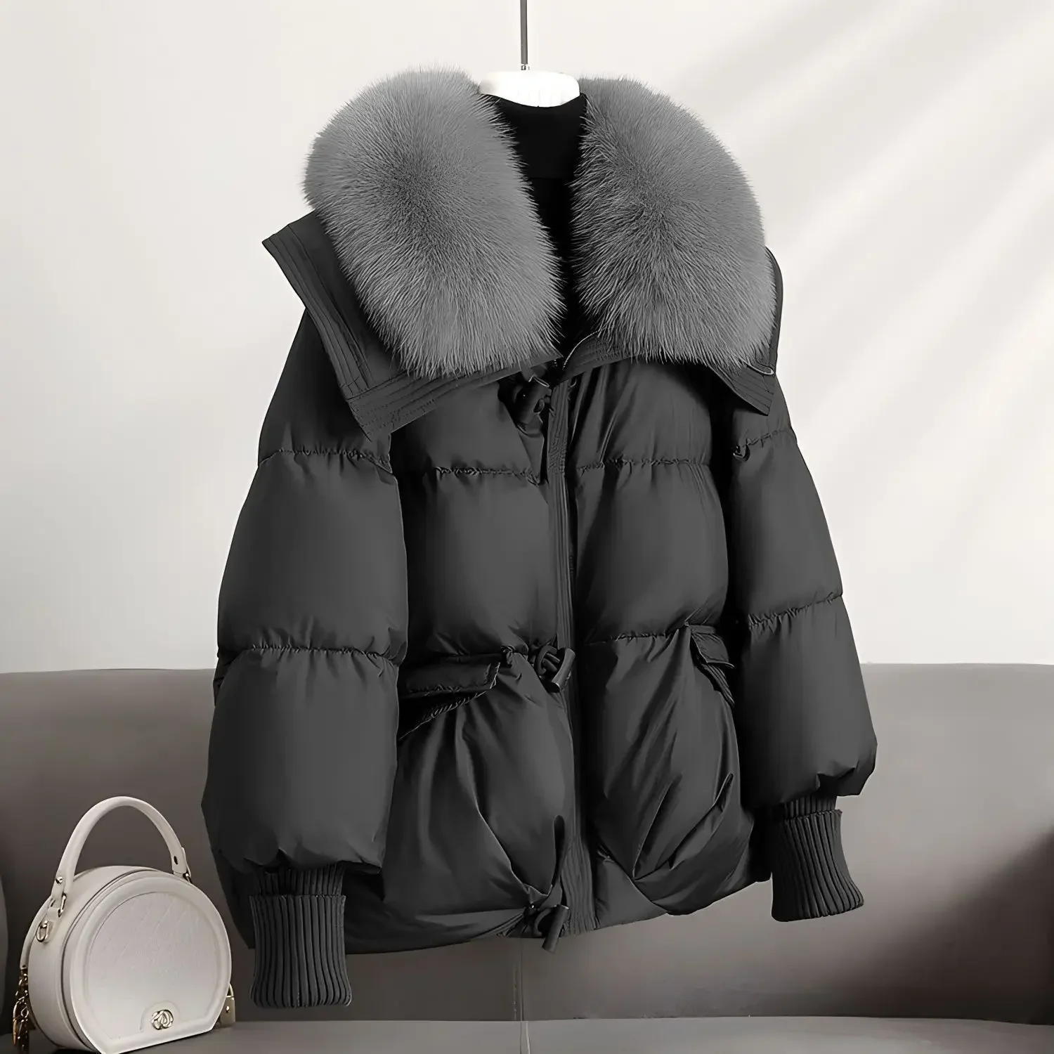 Dames donsjas effen kleur jas losse casual dame parka moderne korting warme winter te koop kleding 2024 jeugdig goedkoop heet