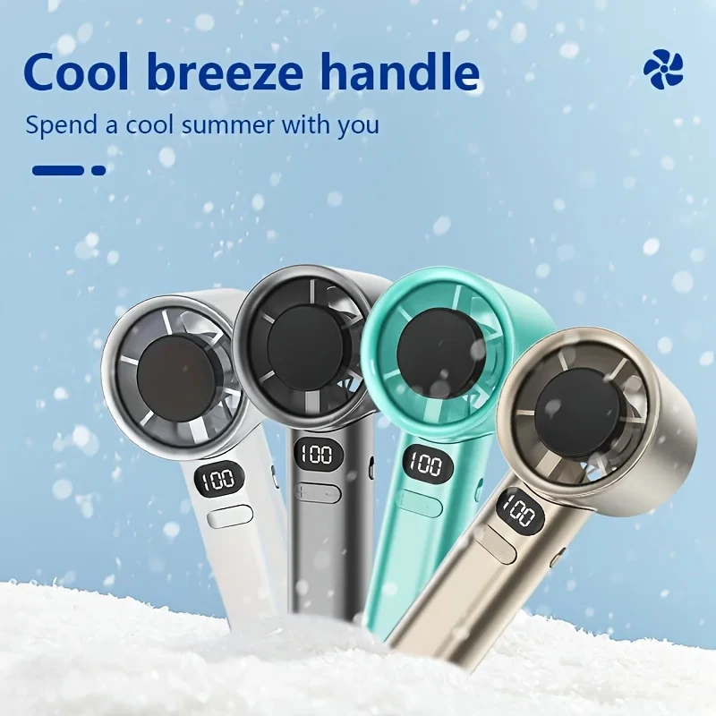 

New Handheld Mini Fan, Powerful 400mAh Wind Speed, Convenient USB Charging, Suitable For Travel, Outdoor Activities, And Summer