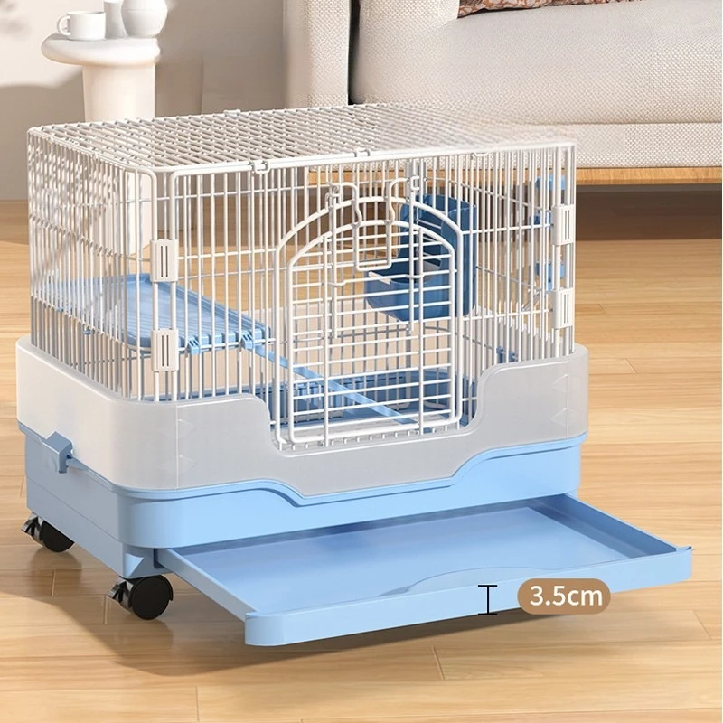 

Клетка для утенка премиум-класса для домашних животных, благоприятная роскошная вилла с бесшумными колесами, защищенная от взрыва клетка для утки, многоцелевой мобильный дом для разведения