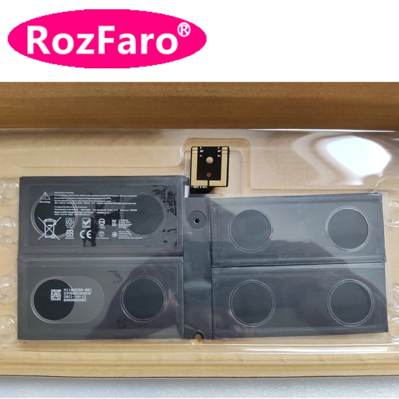 

RozFaro For Microsoft Surface Pro 5 1796 Pro6 1807 1809 Tablet PC 12.3 Inch Laptop Battery 7.57V 45Wh G3HTA038H DYNM02