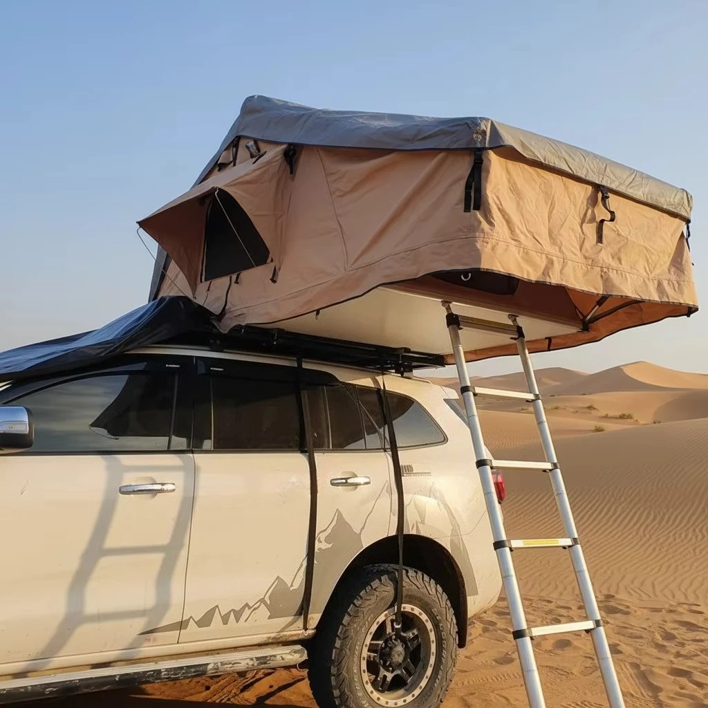 Roof Tent Camping Mountain Camping Tent Outdoor Waterproof Four-season Double Layer Quick Automatic Opening Car Roof Top Tent