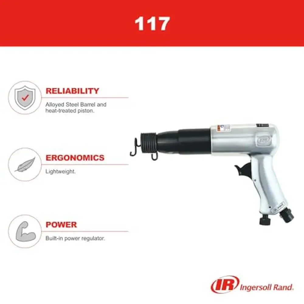 117 Luchthamer 2000 BPM Hoge Prestaties Langdurige Gelegeerd Stalen Vat Warmtebehandelde Zuiger Power Regulator Handgereedschap Kit