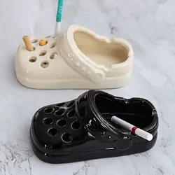 Cave Shoes Ceramic Ashtray Office High Beauty Cute Living Room Home Trendy Ashtray Desktop Anti Fly Ash Ashtray