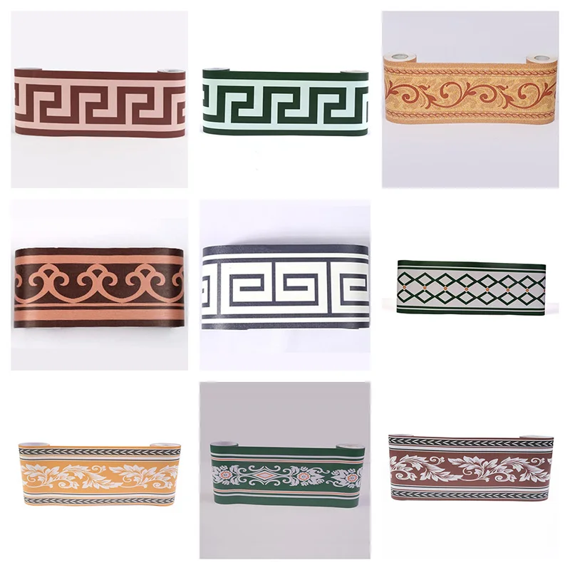 

Self Adhesive Waist Lines Restaurant Wall Skirts Wall Surrounds Edging Skirting Waterproof And Moisture-proof Decorative Strips