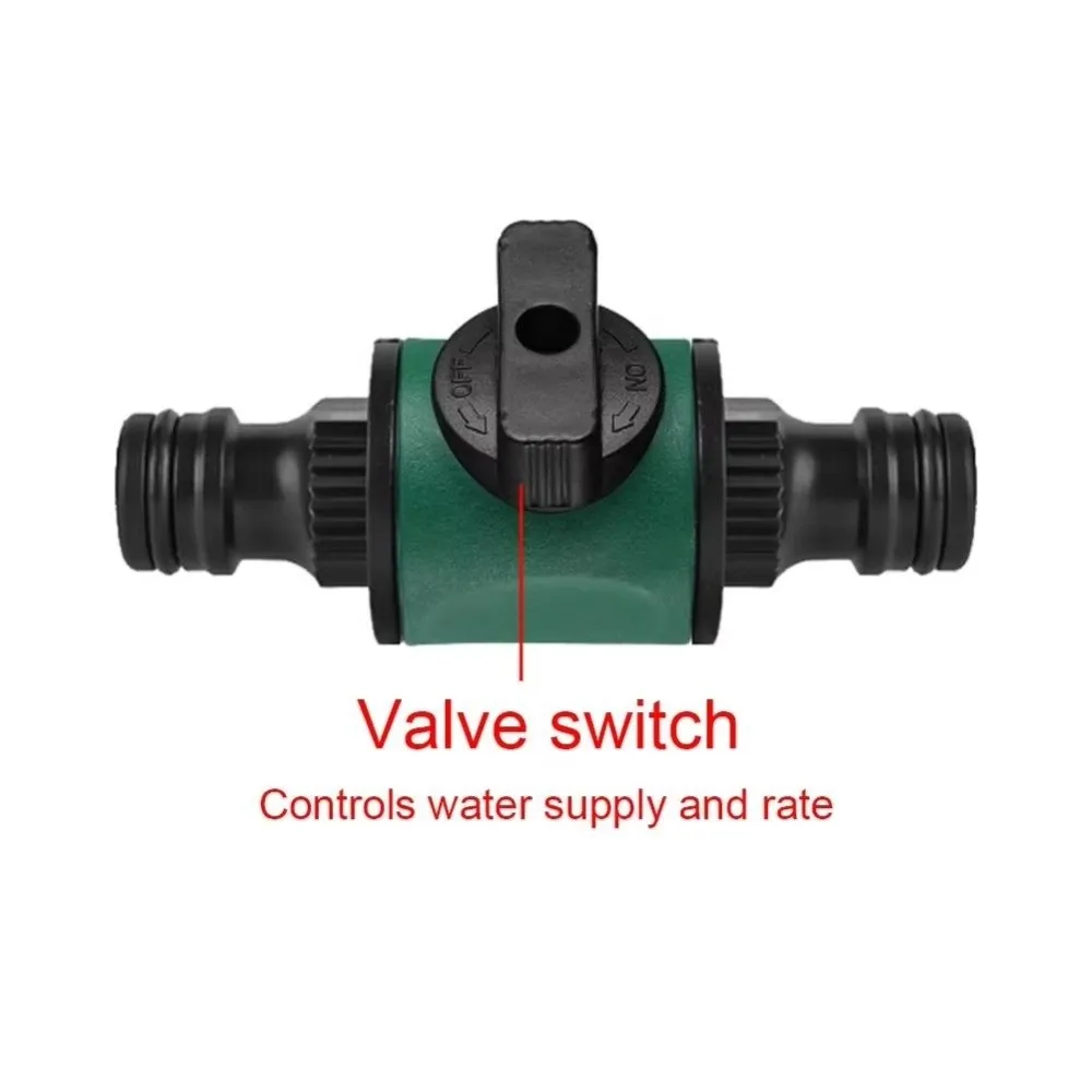 On Off Switch Nipple Quick Connector Quick Connect Structure Flow Control Quick Connector Valve ABS Repair Coupling