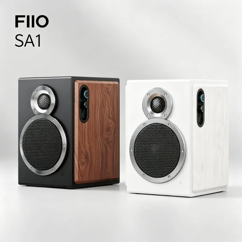 FiiO SA1 Desktop Active Speaker Bluetooth 5.4 LDAC 3.5 Inch 20W*2 Multiple Inputs For PC Home Studio HiFi Music Christmas Gift