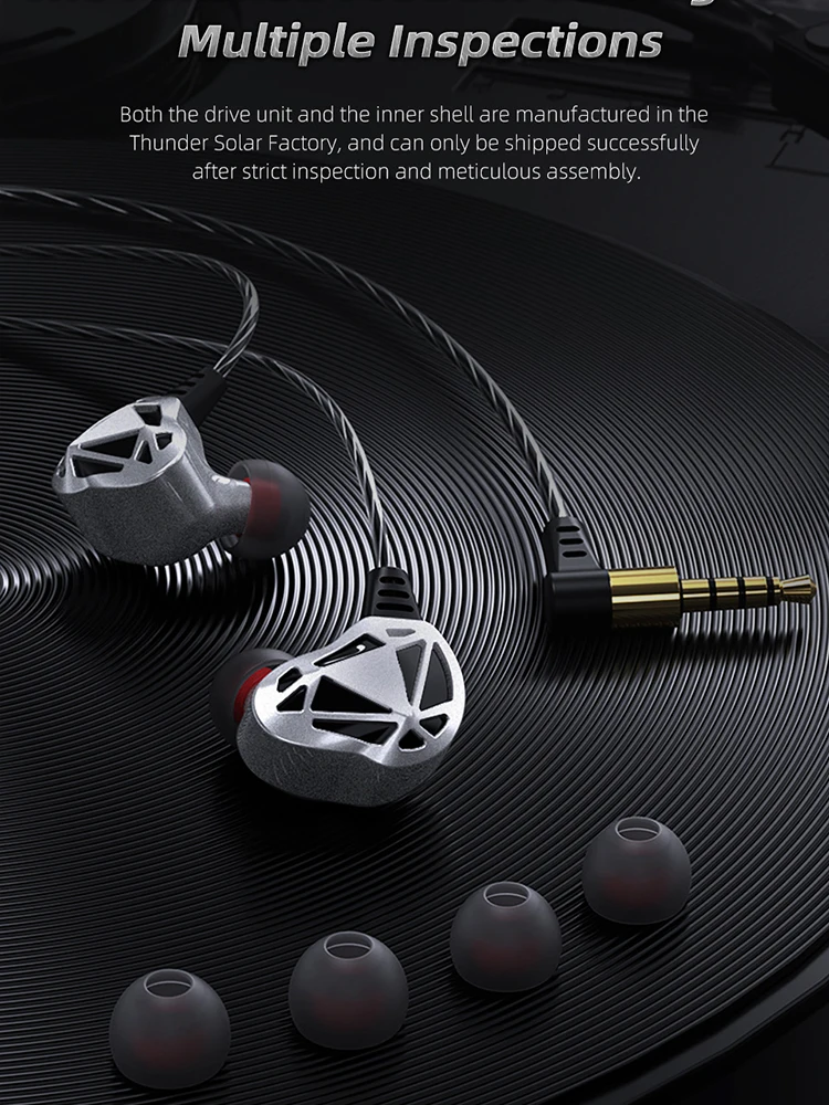 QKZ AK7 Sports Headphone 3.5mm Wired Dynamic Earphones HiFi Music Sound Stereo Super Bass Earbuds Sports Running Headset