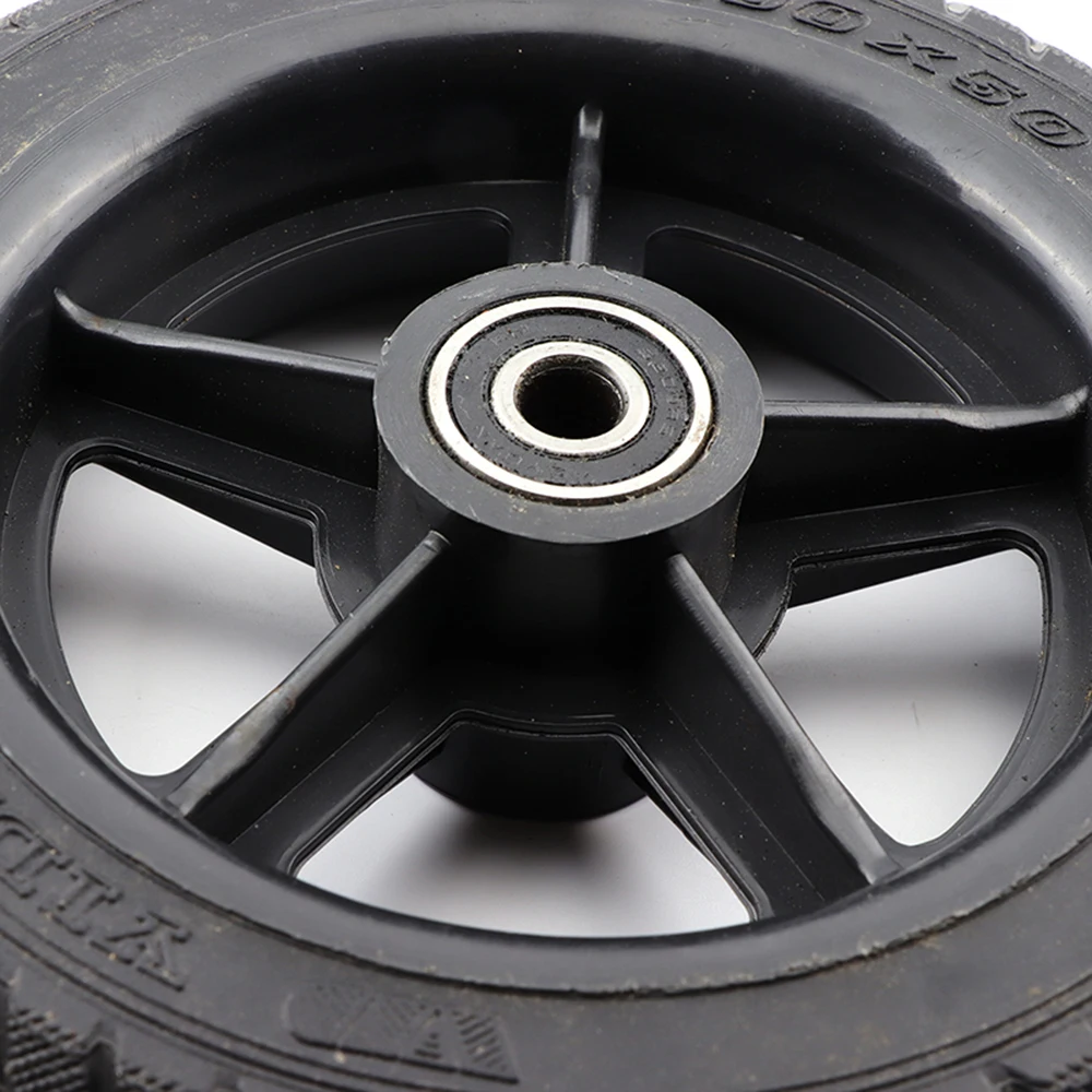 200x50 Rear Wheel 8 Inch Tubeless Solid Tire with Alloy Hub for Ninebot ES1 ES2 ES4 Electric Scooter Wheels Replacement Parts - view 2