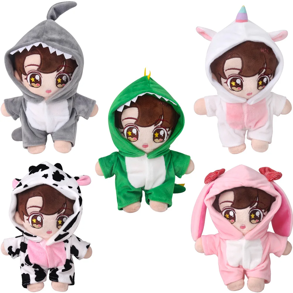 20cm Doll Clothes Lovely Animal Dinosaurs, Cows, Rabbits, Dolls Accessories Our Generation Korea Kpop EXO Idol Dolls Gift Toys