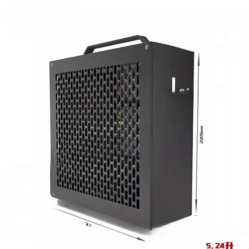 Mini Chassis A24-V5 2.0 Dual-slot Independent Display 1U Power Supply ITX Chassis Double-sided Chamfer