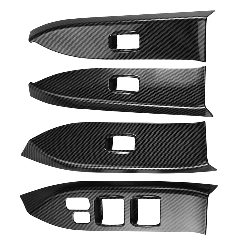 

AS-For Mitsubishi Pajero 2007-2019 Car Inner Window Lift Switch Button Panel Cover Trim Frame Decorative Accessories