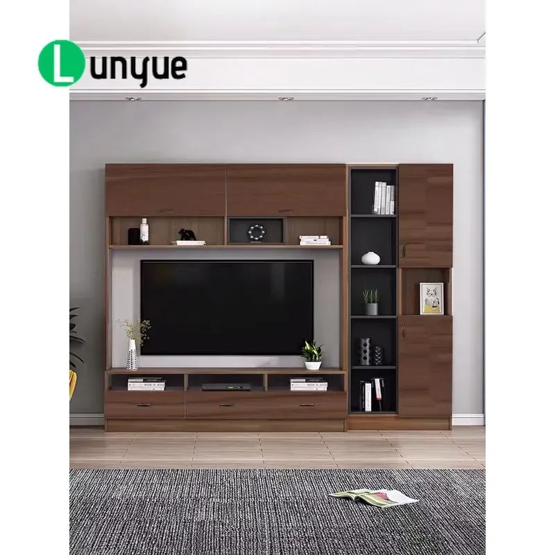 Modern Wooden TV Cabinet High Quality Living Room Furniture Storage Console Table Home Entertainment Center Decor